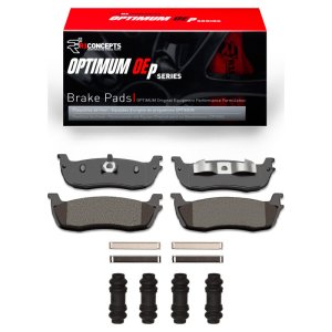 Ford F-250 Brake Pads - Rear - R1 Concepts - Optimum OE - `97-`11